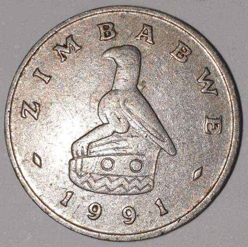 1991 - 5 CENT COIN - ZIMBABWE - (Copper-Nickel)